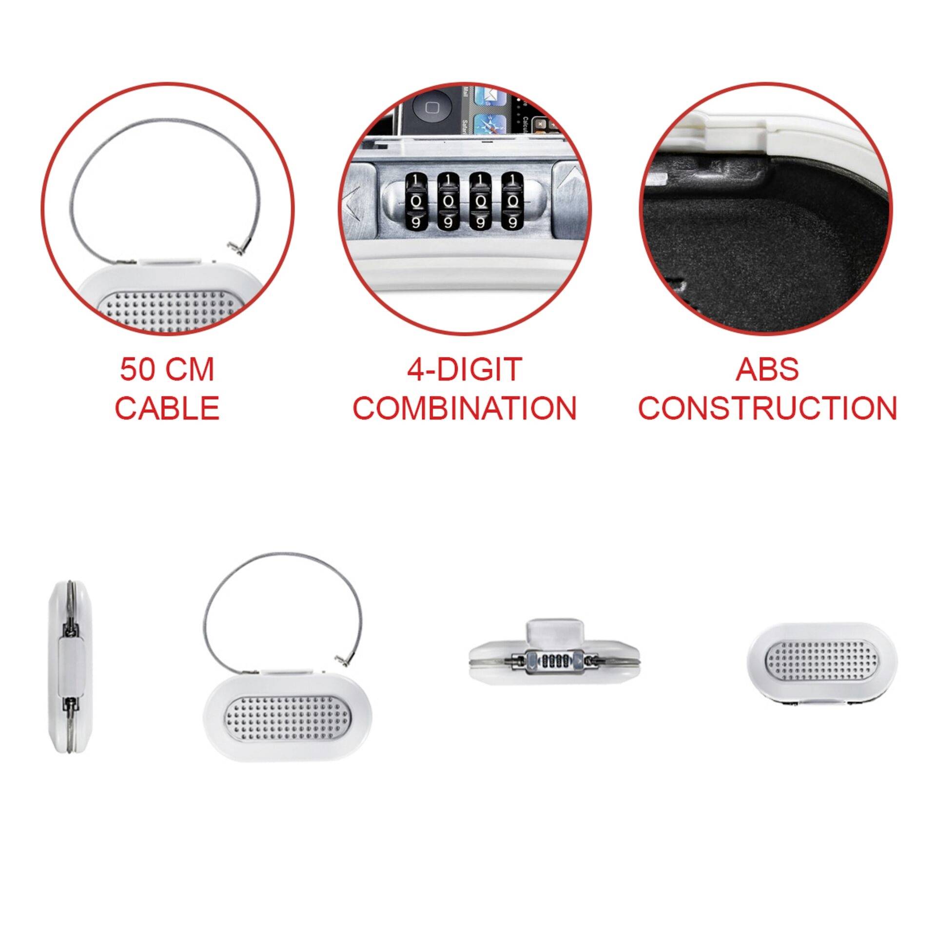 Master Lock P21347 5900EURDWHT Tresor Zahlenschloss