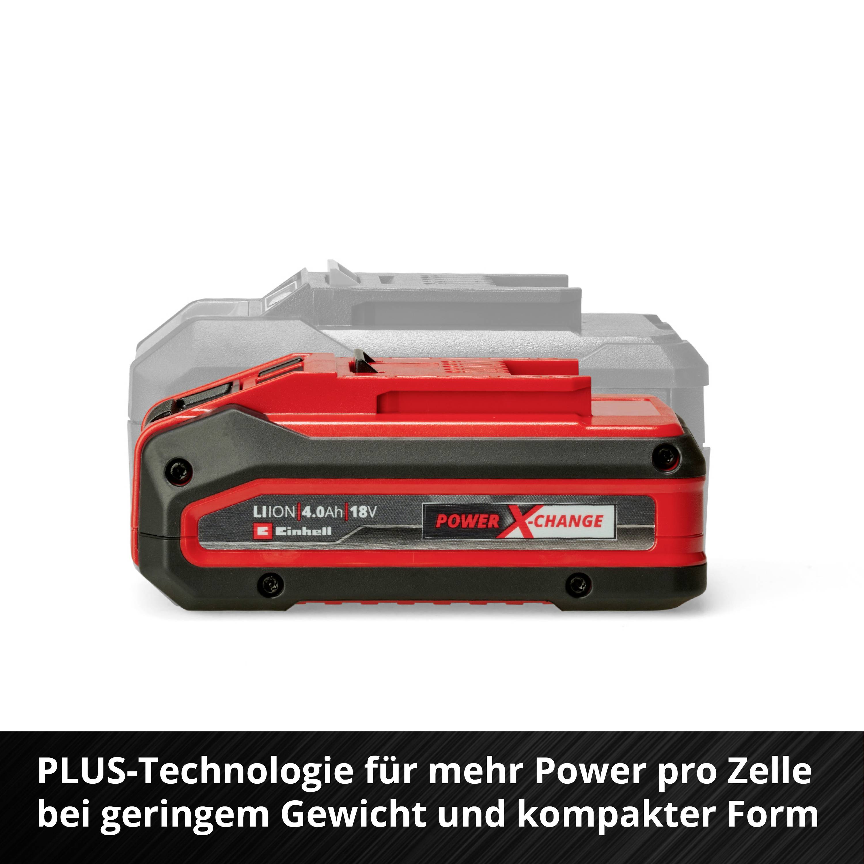 Einhell 4511553 Power X-Change Akku 18V 4,0Ah Power-X-Change Plus Werkzeug-Akku 18V 4Ah Li-Ion