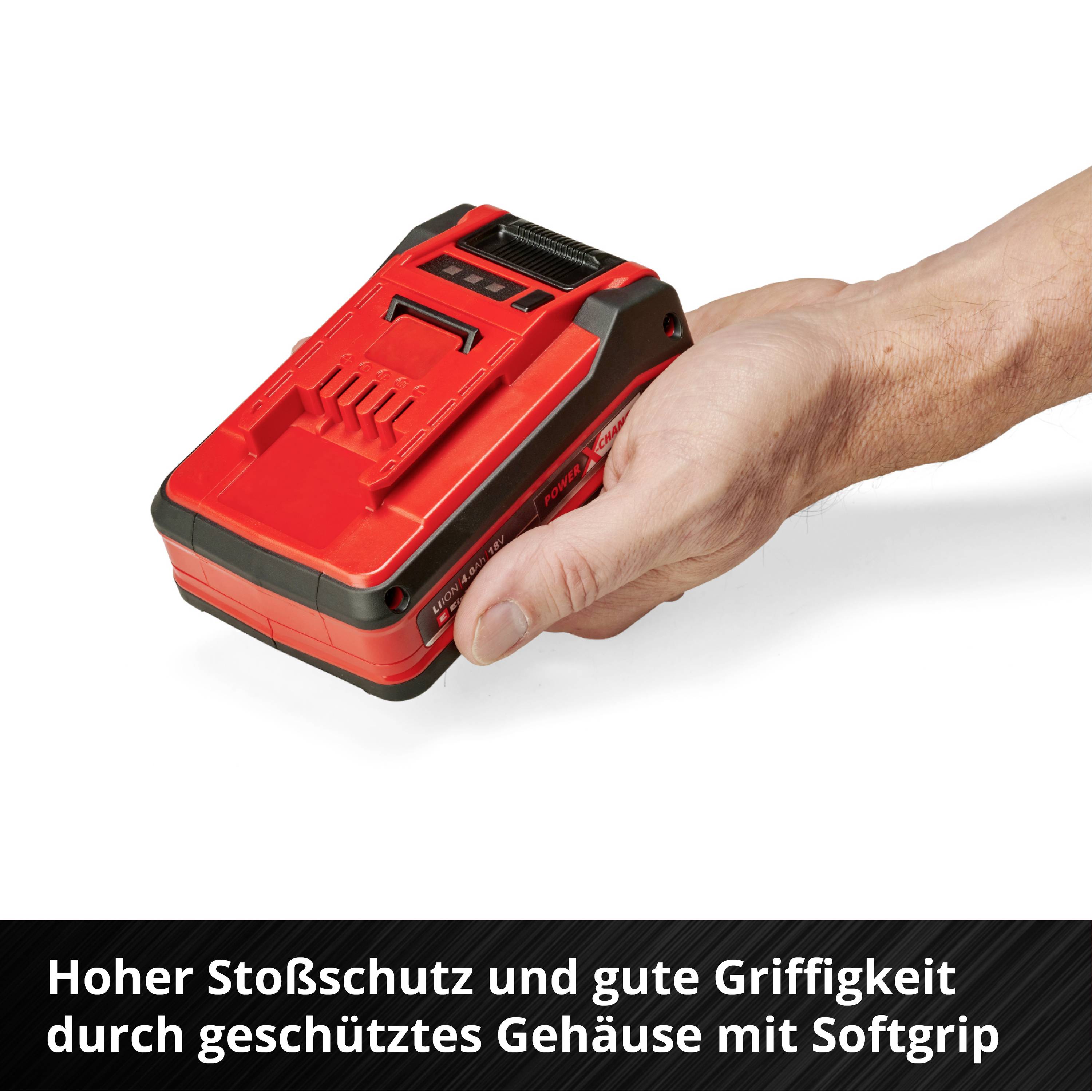 Einhell 4511553 Power X-Change Akku 18V 4,0Ah Power-X-Change Plus Werkzeug-Akku 18V 4Ah Li-Ion