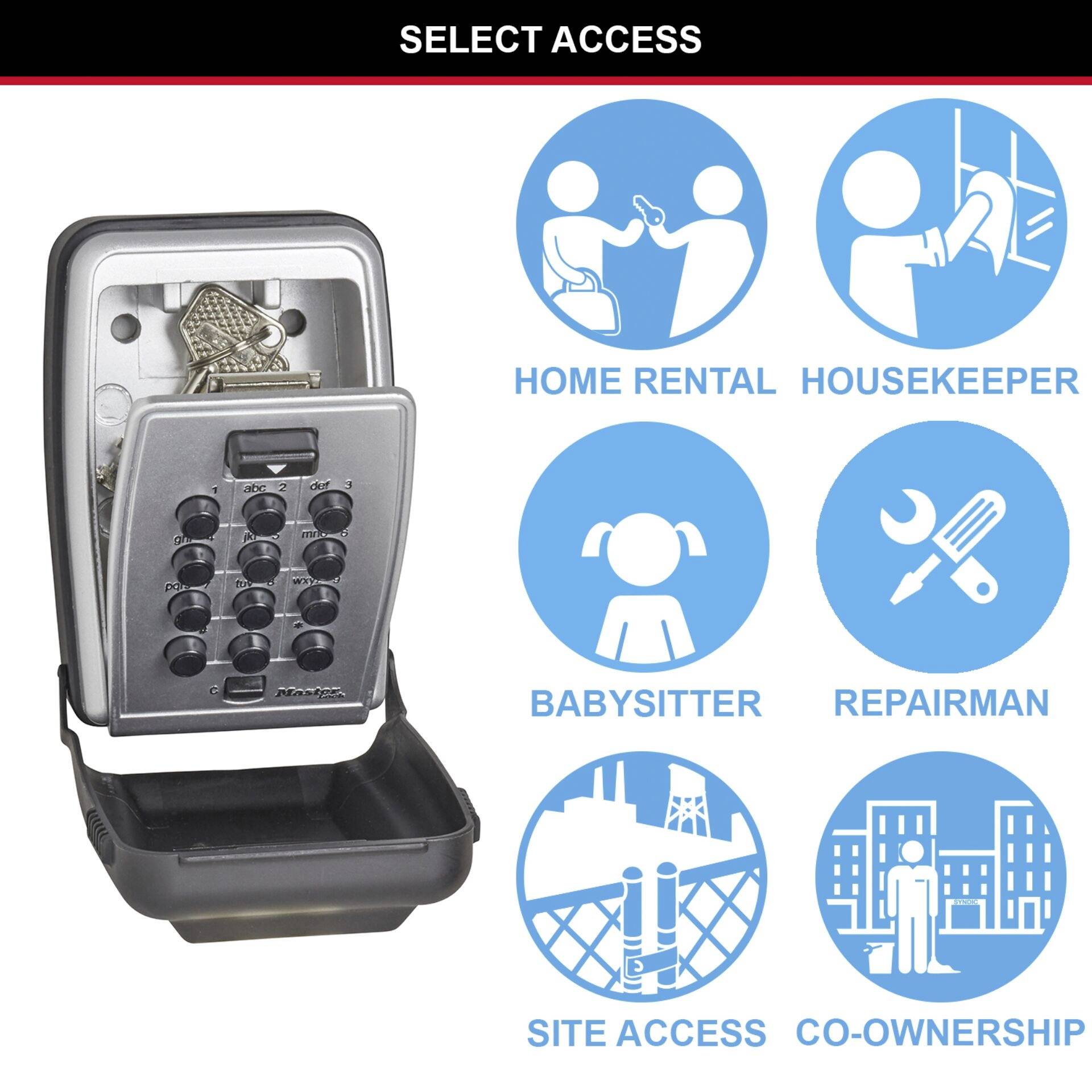 Master Lock P63350 5423EURD Schlüsseltresor