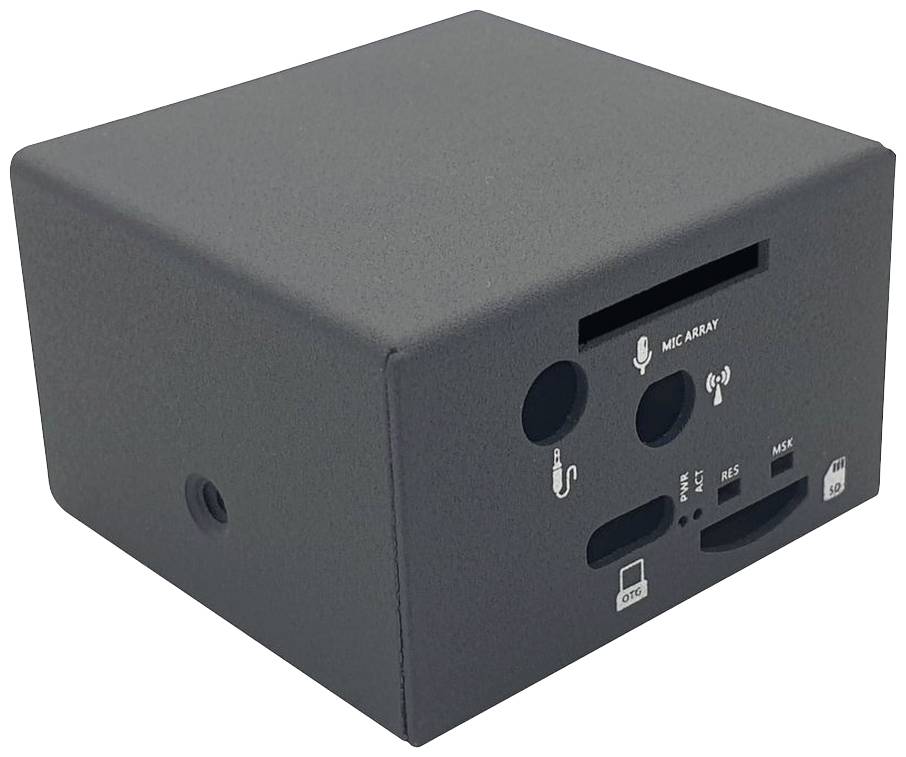 Radxa Rock_Pi_S_metal_closed SBC-Gehäuse Schwarz