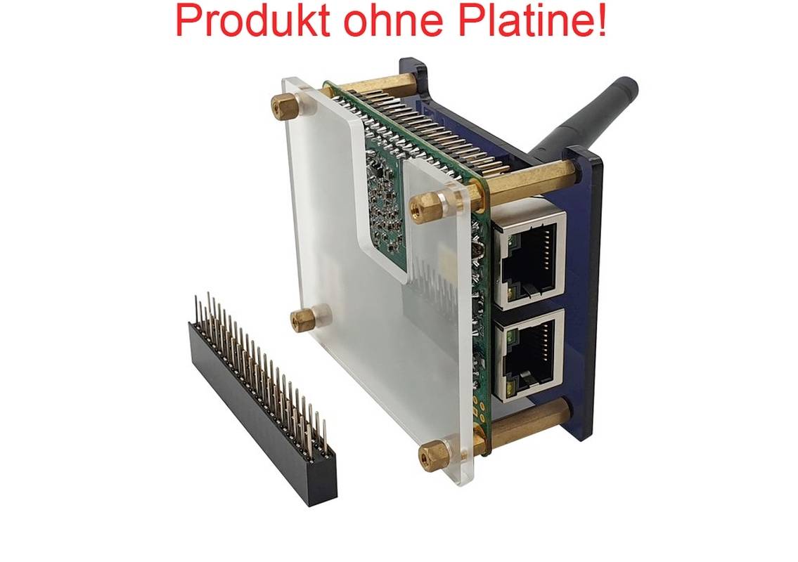 Radxa RockPi_Dev_Pack SBC-Gehäuse Schwarz