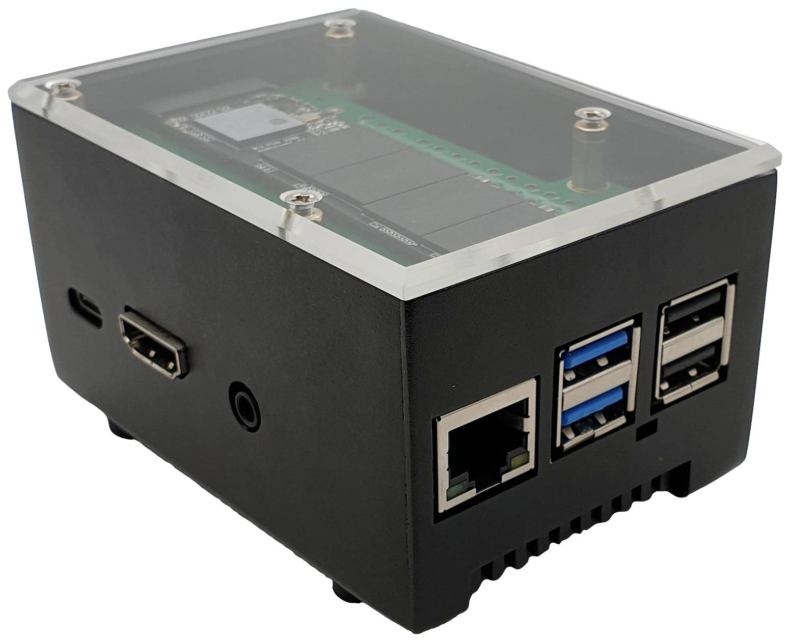 Radxa RockPi_GH_ecoPI_SV_USED SBC-Gehäuse Silber