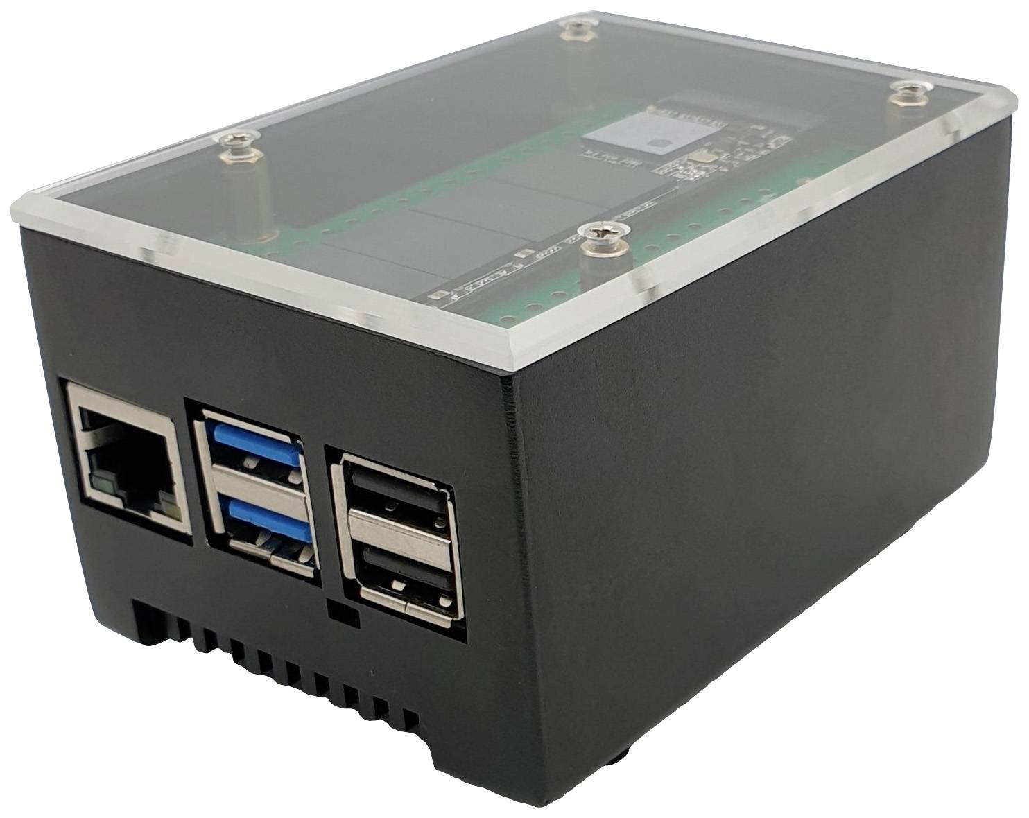 Radxa RockPi_GH_ecoPI_SV_USED SBC-Gehäuse Silber