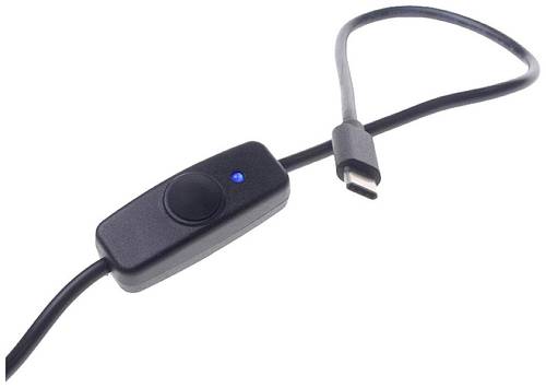 Radxa RockPi_USB-AtoC_SW Strom-Kabel [1x USB 2.0 Stecker A - 1x USB-C™ Stecker] 1.50m Schwarz inkl
