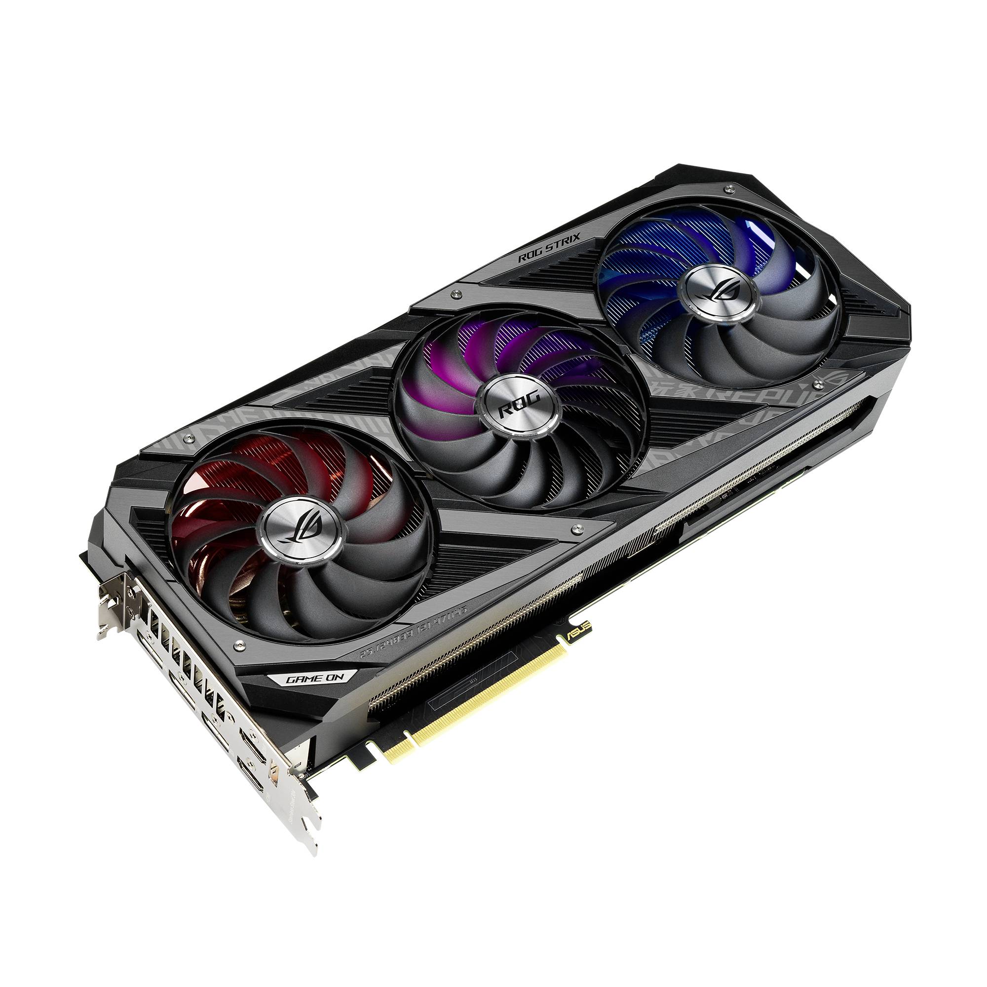 Asus Grafikkarte Nvidia GeForce RTX 3080 Strix 12 GB GDDR6X-RAM PCIe HDMI®, DisplayPort Übertaktet