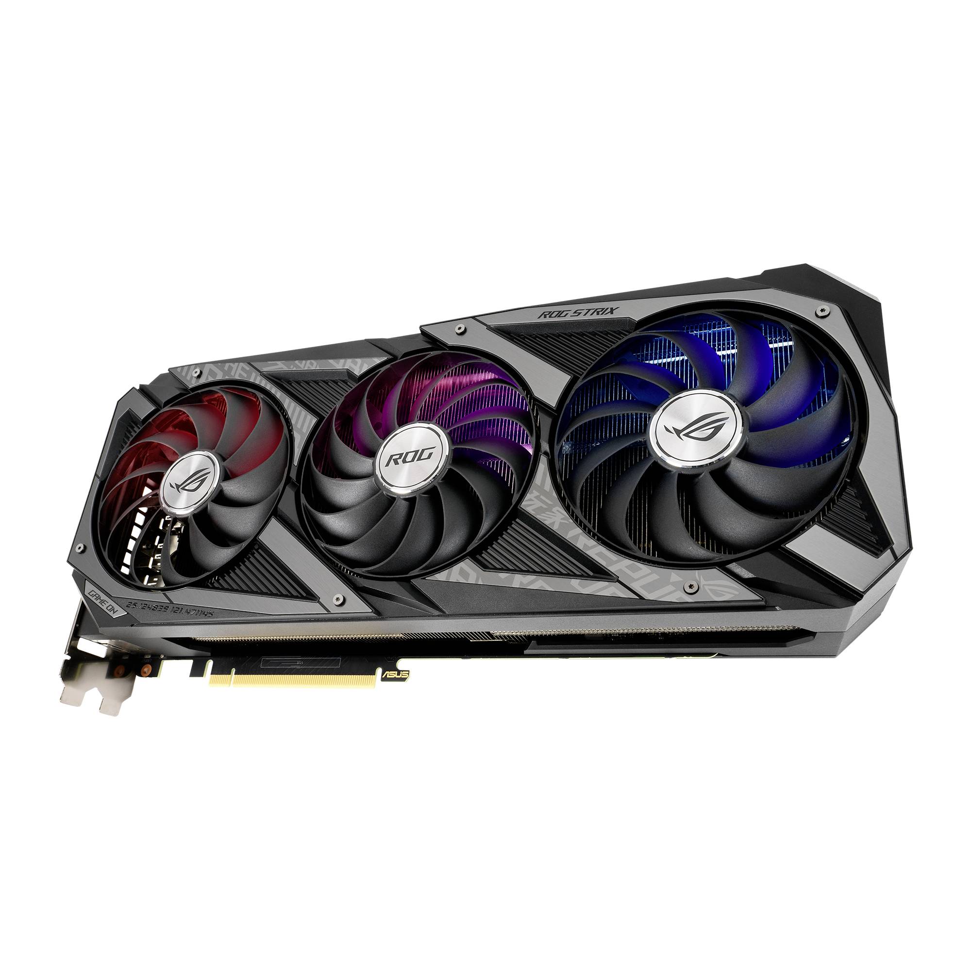 Asus Grafikkarte Nvidia GeForce RTX 3080 Strix 12 GB GDDR6X-RAM PCIe HDMI®, DisplayPort Übertaktet