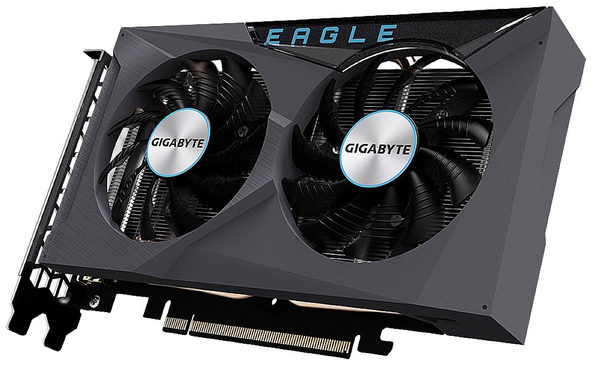 Gigabyte Grafikkarte AMD Radeon RX 6500 XT Eagle 4 GB GDDR6-RAM PCIe HDMI®, DisplayPort AMD FreeSyn