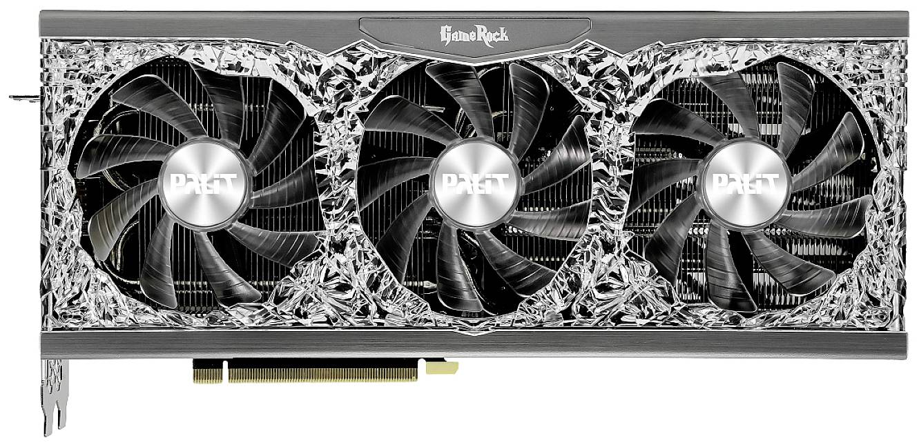 Palit Grafikkarte Nvidia GeForce RTX 3080 GameRock 12GB GDDR6X-RAM PCIe x16 HDMI®, DisplayPort Übertaktet / Overclocked