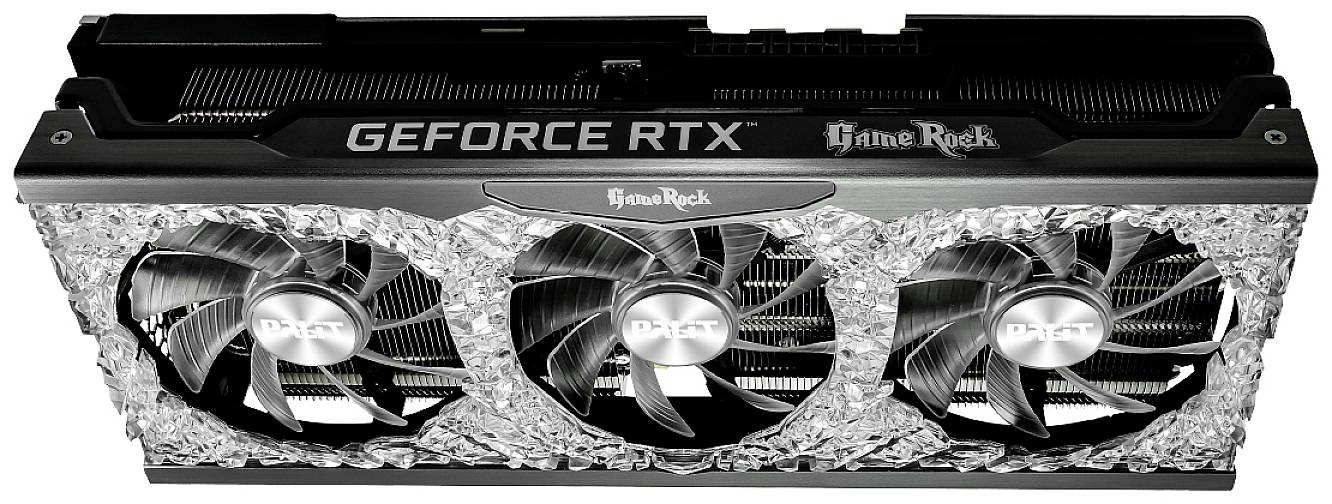 Palit Grafikkarte Nvidia GeForce RTX 3080 GameRock 12GB GDDR6X-RAM PCIe x16 HDMI®, DisplayPort Übertaktet / Overclocked