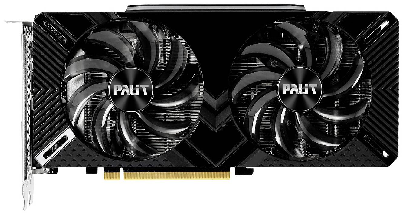 Palit Grafikkarte Nvidia GeForce RTX 2060 Dual 12GB GDDR6-RAM PCIe x16 HDMI®, DisplayPort, DVI