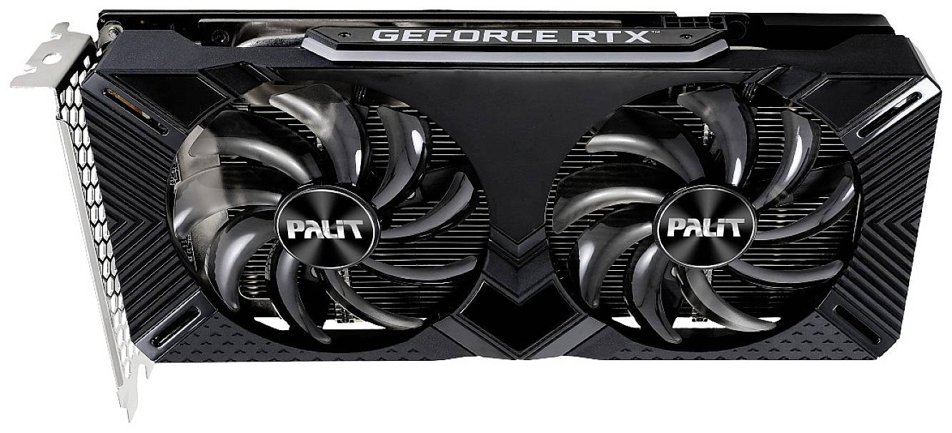Palit Grafikkarte Nvidia GeForce RTX 2060 Dual 12GB GDDR6-RAM PCIe x16 HDMI®, DisplayPort, DVI