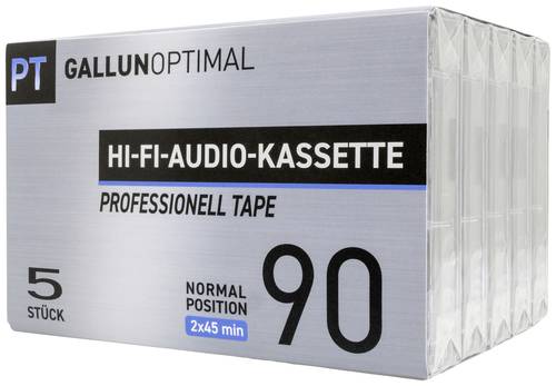 GALLUNOPTIMAL Audiokassette 90 min 5er Set
