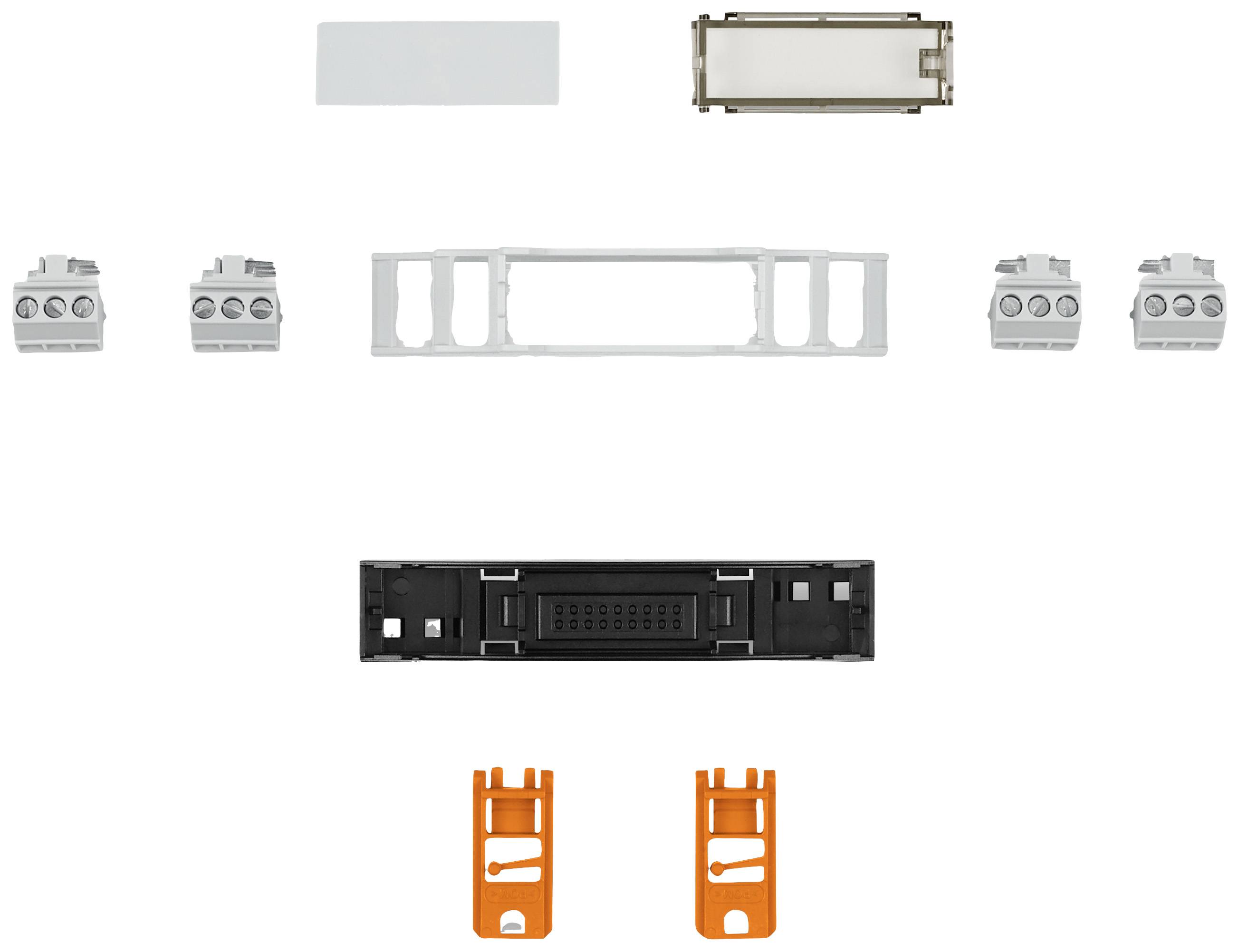 Phoenix Contact BC 17,8-KIT-U22-7035+4MKDSO3 1311001 Elektronikgehäuse 17.8 x 89.7 x 60.7 Polycarbonat Lichtgrau (RAL 7035)