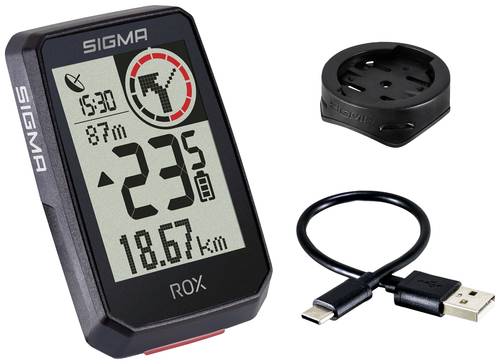 Sigma ROX 2.0 Fahrrad Navi Fahrrad GPS, GLONASS, spritzwassergeschützt  - Onlineshop Voelkner