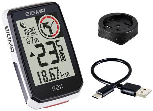 Sigma ROX 2.0 Fahrrad Navi Fahrrad GPS, GLONASS, spritzwassergeschützt  - Onlineshop Voelkner