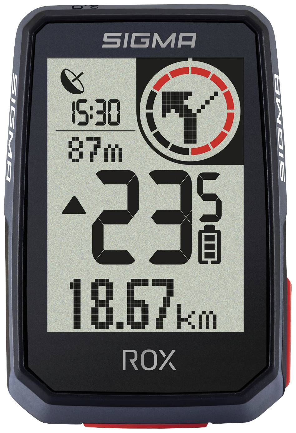 Sigma ROX 2.0 Fahrrad-Navi Fahrrad GPS, GLONASS, spritzwassergeschützt