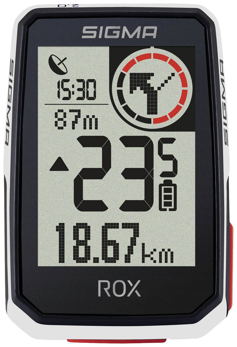 Sigma ROX 2.0 Fahrrad-Navi Fahrrad GPS, GLONASS, spritzwassergeschützt