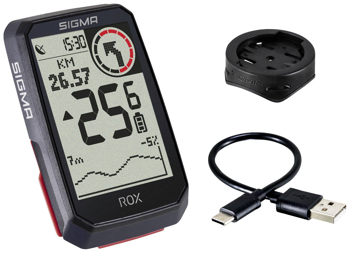 Sigma ROX 4.0 Fahrrad-Navi Fahrrad GPS, GLONASS, spritzwassergeschützt