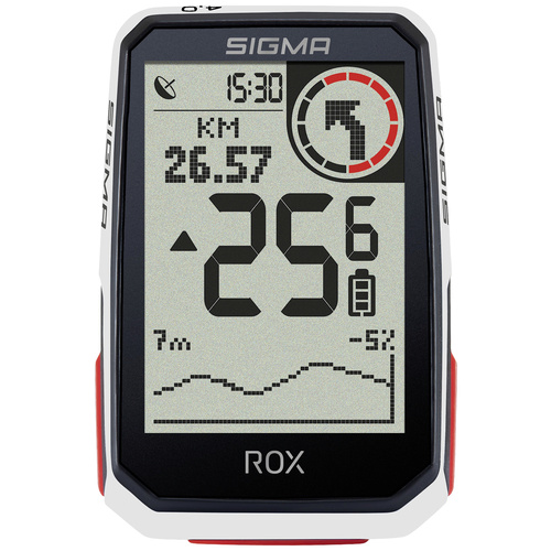 Sigma ROX 4.0 Fahrrad-Navi Fahrrad GPS, GLONASS, spritzwassergeschützt