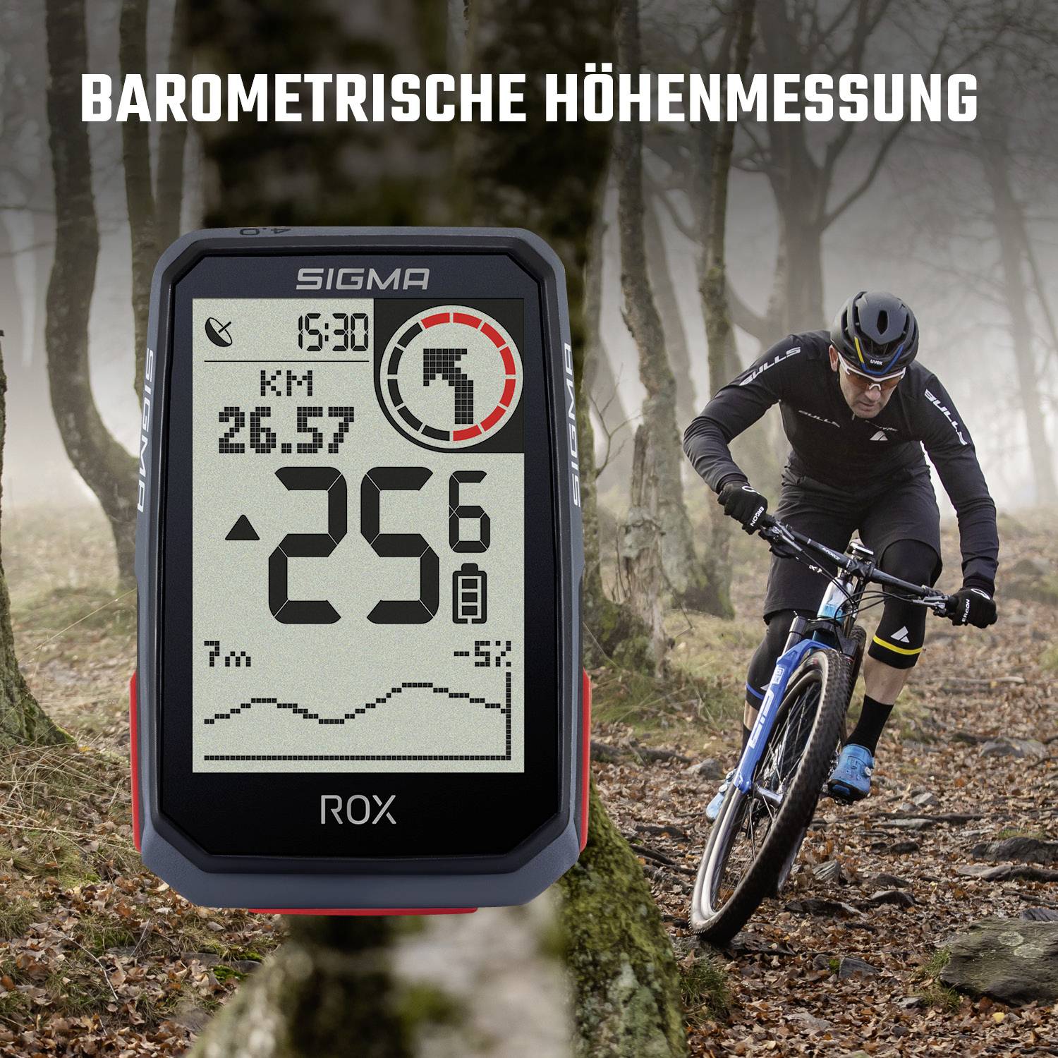 Sigma ROX 4.0 Fahrrad-Navi Fahrrad GPS, GLONASS, spritzwassergeschützt