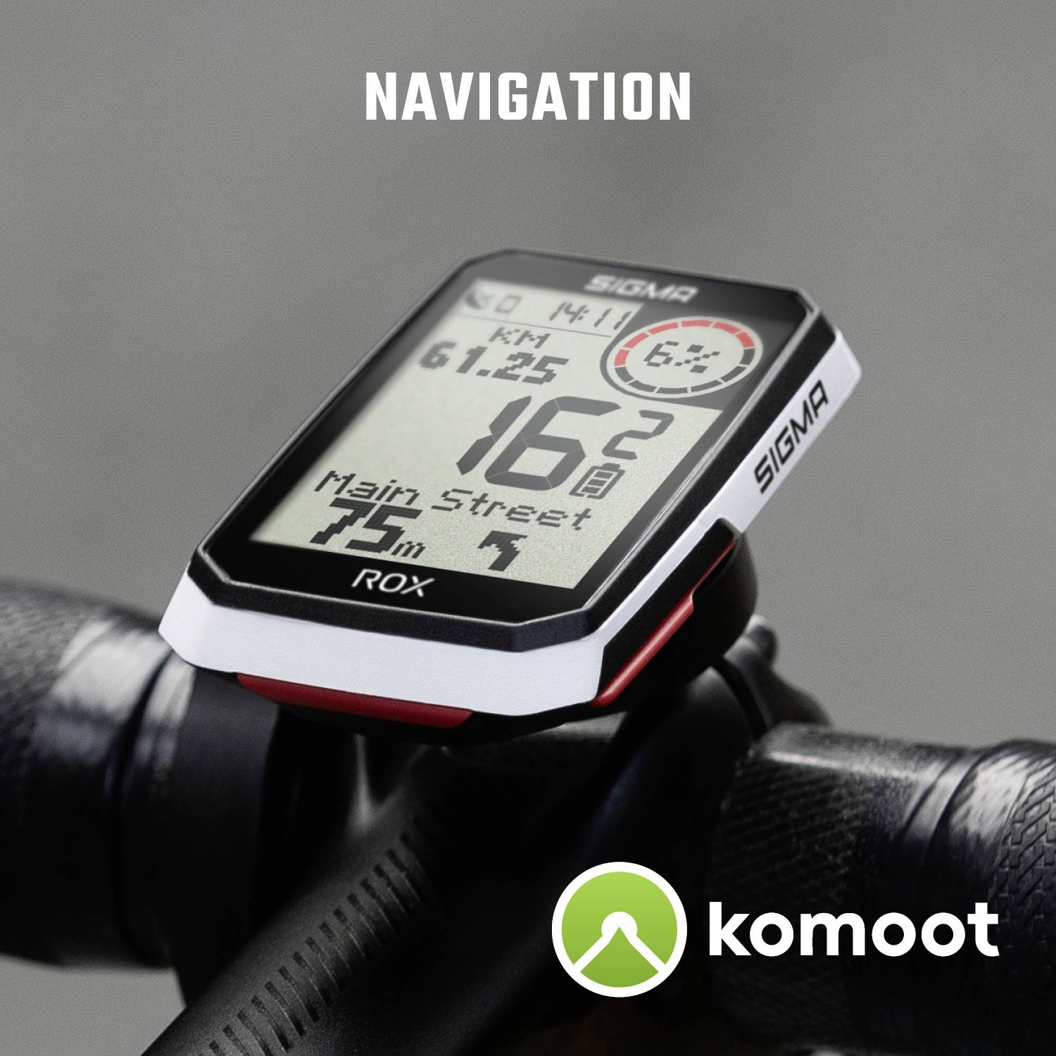 Sigma ROX 4.0 Fahrrad-Navi Fahrrad GPS, GLONASS, spritzwassergeschützt
