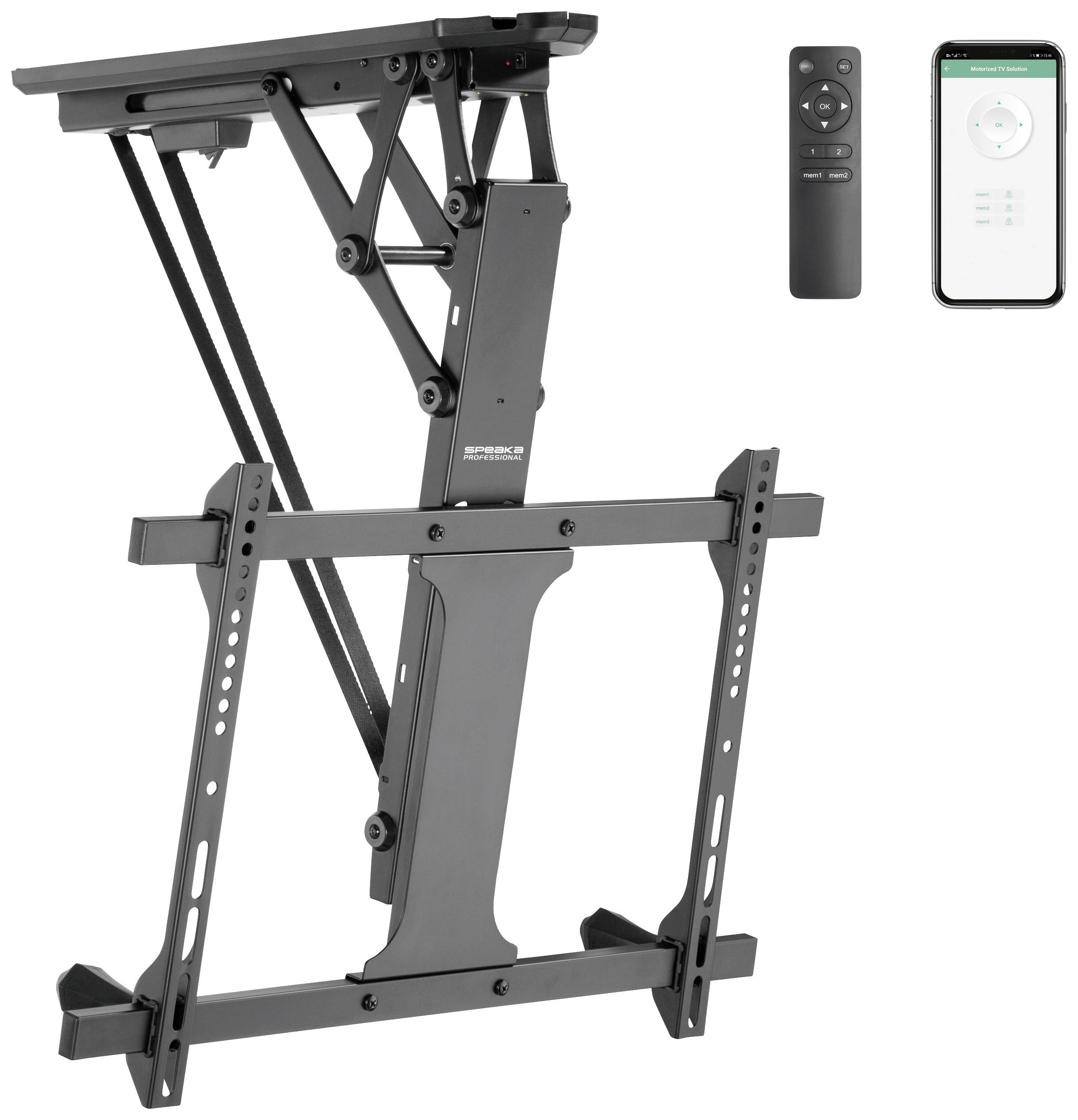 SpeaKa Professional SP-TVCM-520 TV-Deckenhalterung Zusammenklappbar 81,3 cm (32") - 177,8 cm (70")