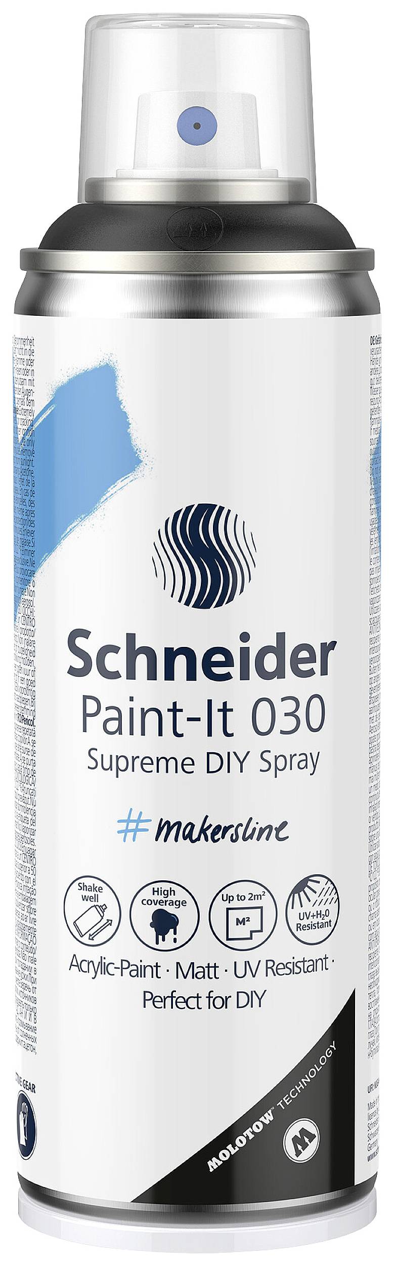 Schneider Schreibgeräte Paint-It 030 ML03050001 Acrylfarbe Schwarz 200ml