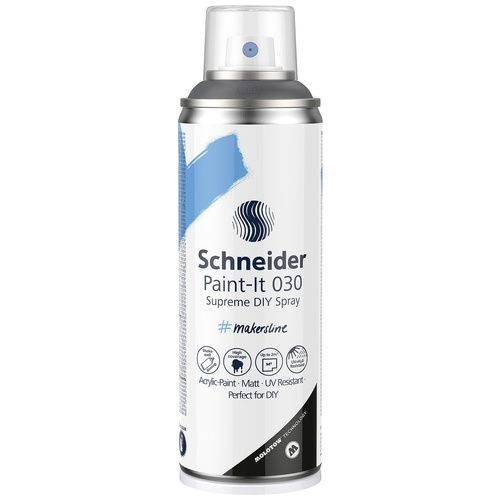 Schneider Schreibgeräte Paint-It 030 ML03050003 Acrylfarbe Dunkelgrau 200 ml