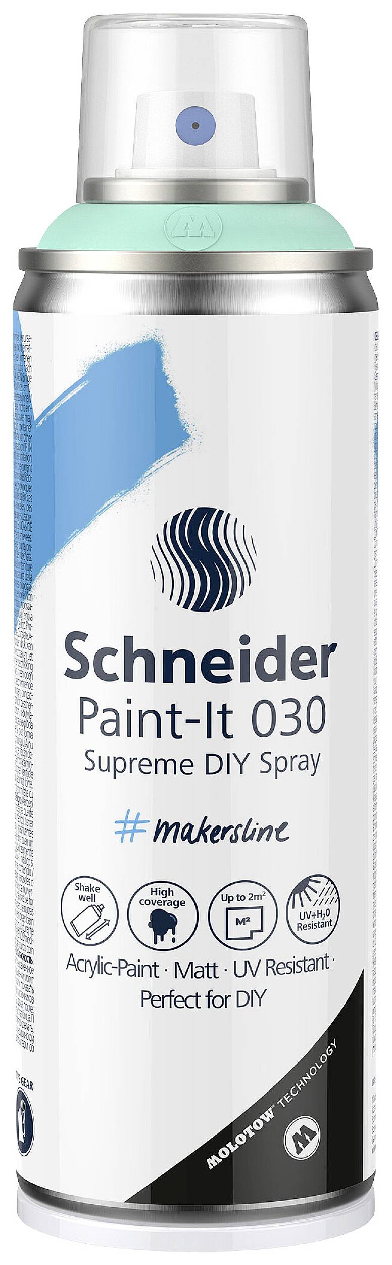 Schneider Schreibgeräte Paint-It 030 ML03052040 Acrylfarbe Mint, Pastell 200 ml