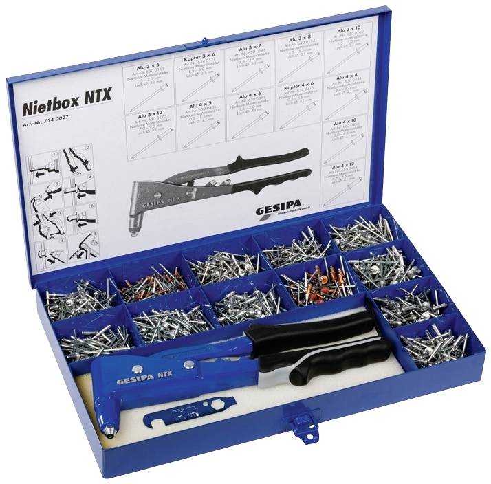 Gesipa Blindnietzangen-Set 340 mm 1 St.