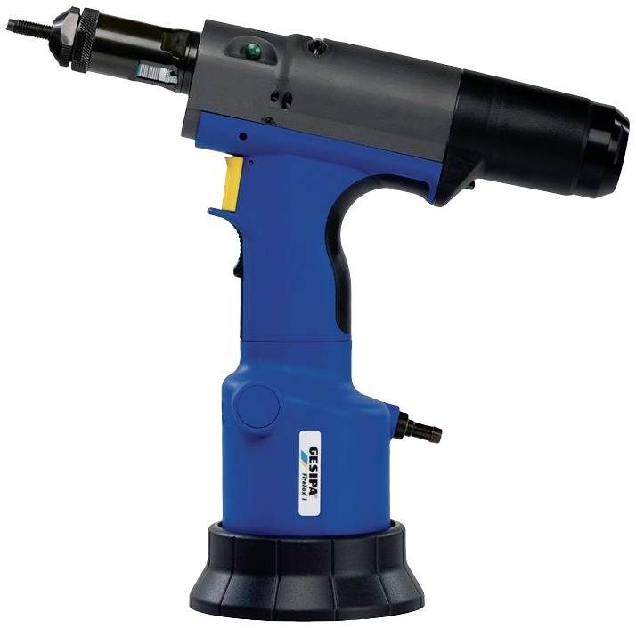 Blindnietmutterngerät FireFox® 2 pneumatisch-hydraulisch 1458086 Setzkraft 22.000 N Setzhub 10 mm Gewicht 2,4 kg Lieferu