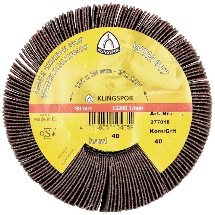 Klingspor Fächerwalze Durchmesser 125 mm 1 St.