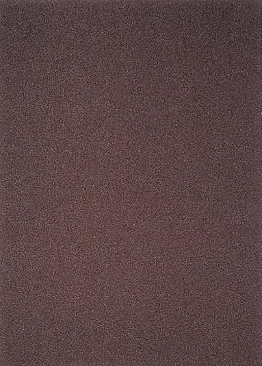 Ein Texturbild mit einer groben, sandpapierartigen Oberfläche in dunkelbrauner Farbe. Es zeigt keine spezifischen Figuren oder Muster.