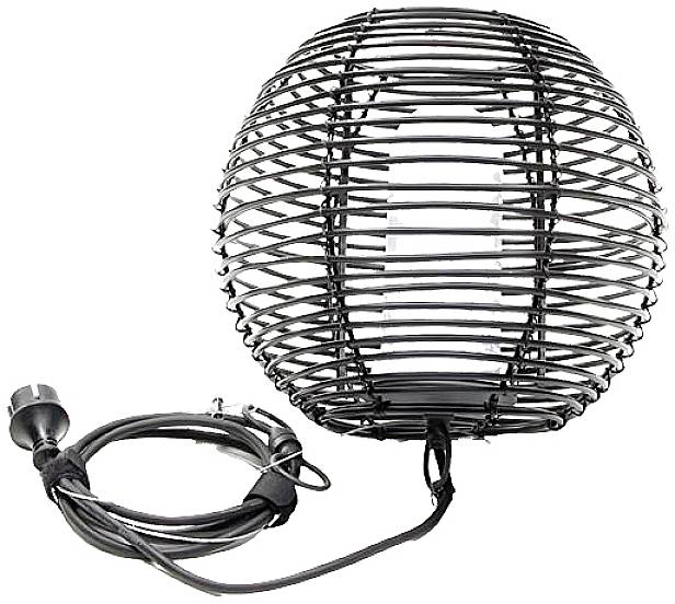 Deko Light Velorum 836020 Pendelleuchte E27 Schwarz, Weiß