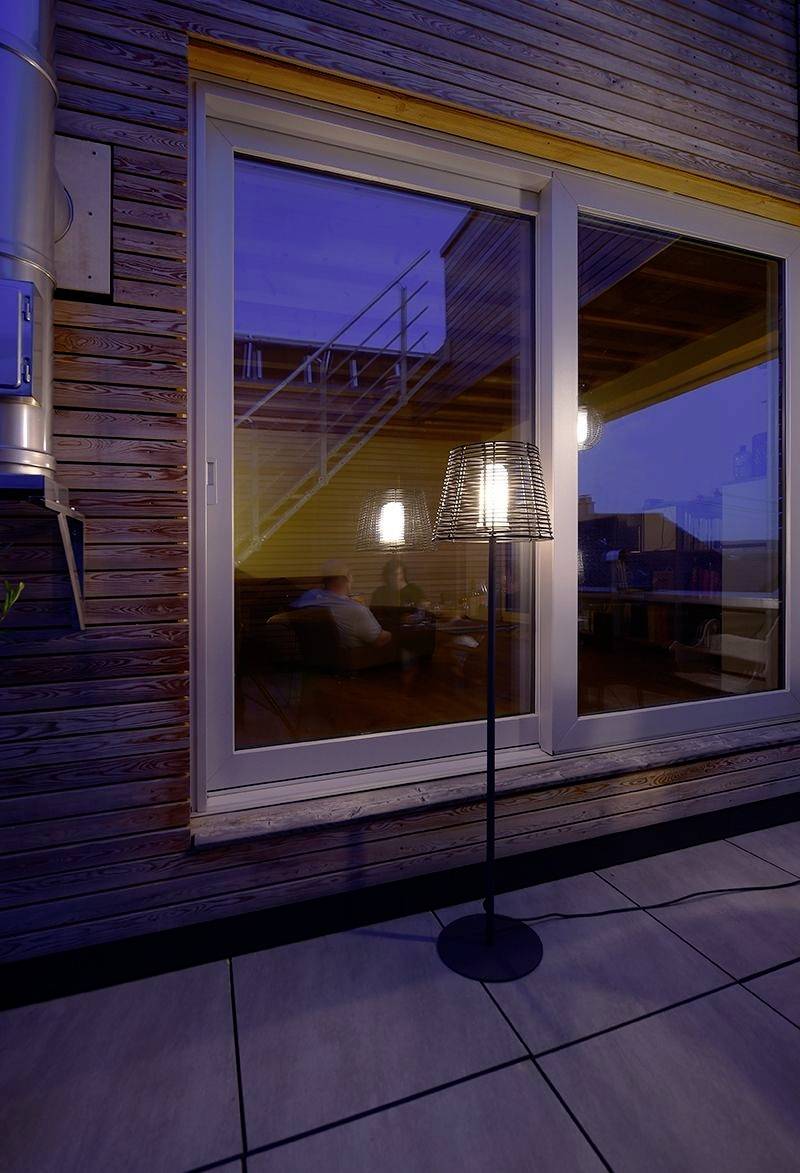 Deko Light Velorum 836018 Stehlampe E27 Anthrazit-Grau