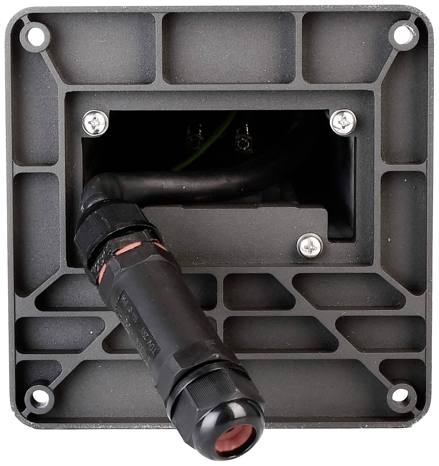 Deko Light Steckdosenturm Kukui Puka 733067 Stehlampe E27 Dunkelgrau