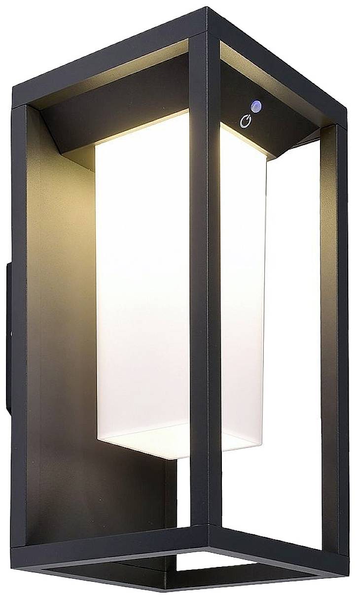 Deko Light Samas Solar 731122 Solar-Außenwandleuchte LED 2.2W Dunkelgrau