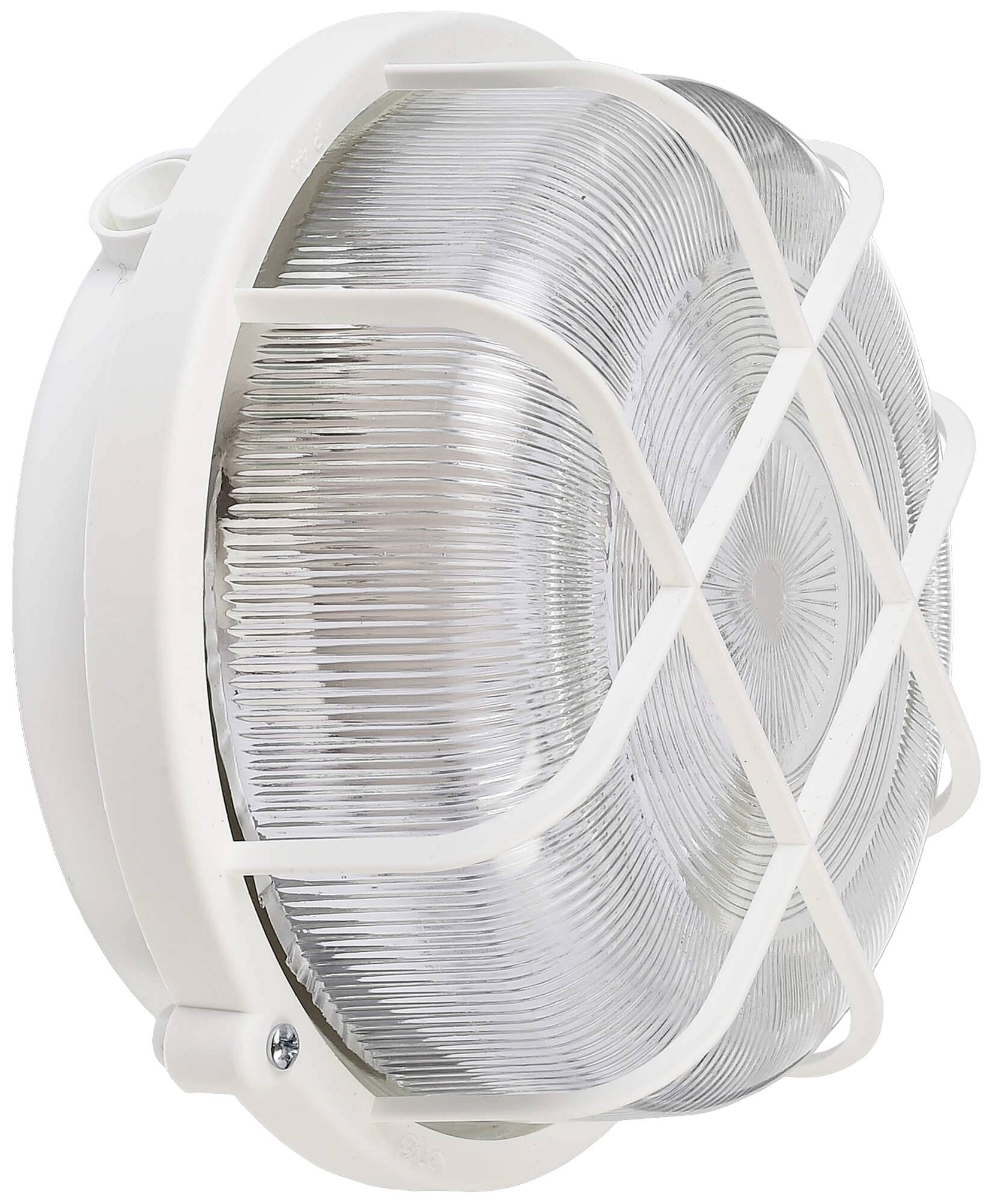 Deko Light Syrma Rund Weiß 401014 Außendeckenleuchte, Außenwandleuchte E27 Weiß