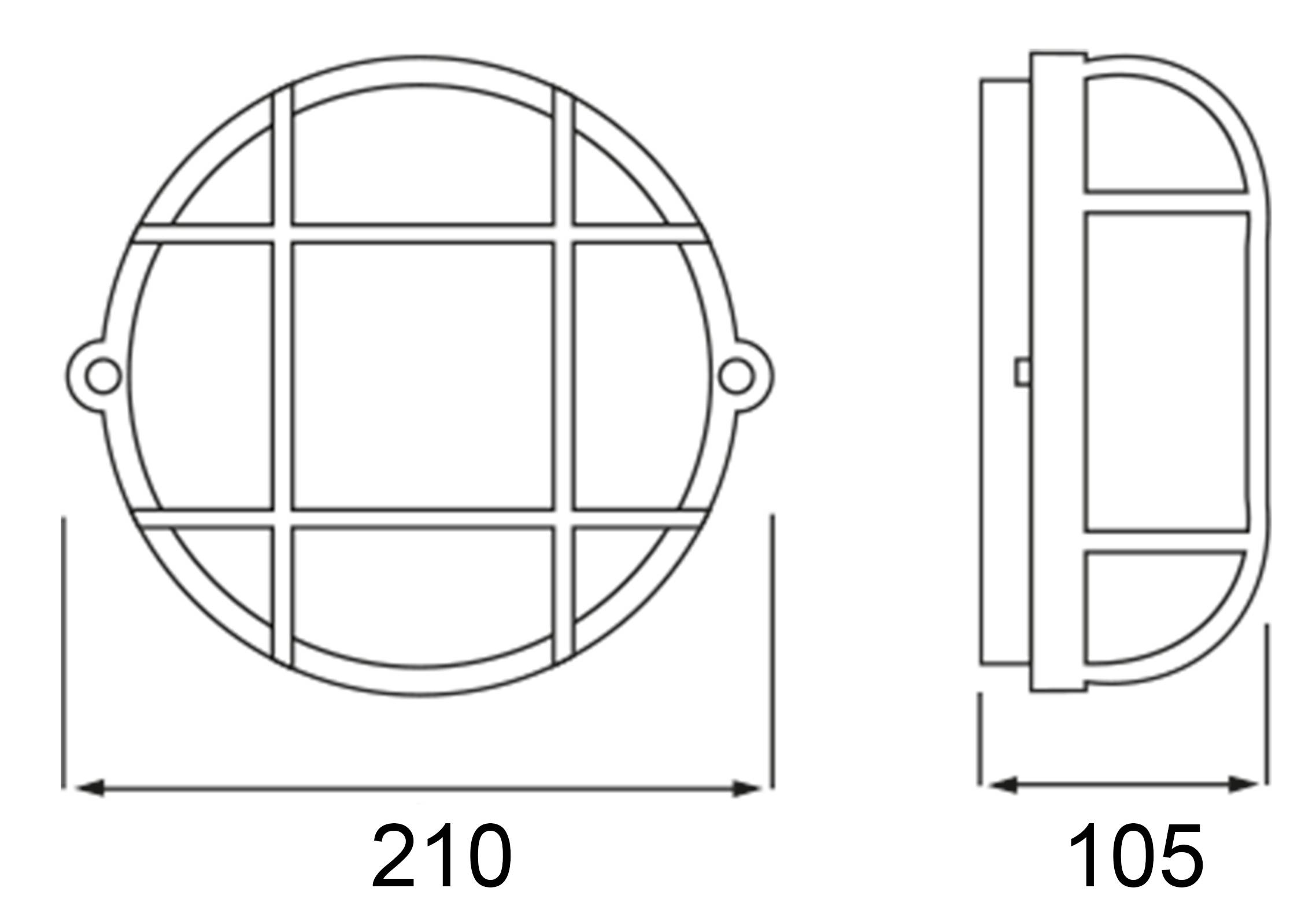 Deko Light Syrma Rund Weiß 401014 Außendeckenleuchte, Außenwandleuchte E27 Weiß