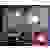 Deko Light Syrma Oval Schwarz 401012 Außendeckenleuchte, Außenwandleuchte Schwarz