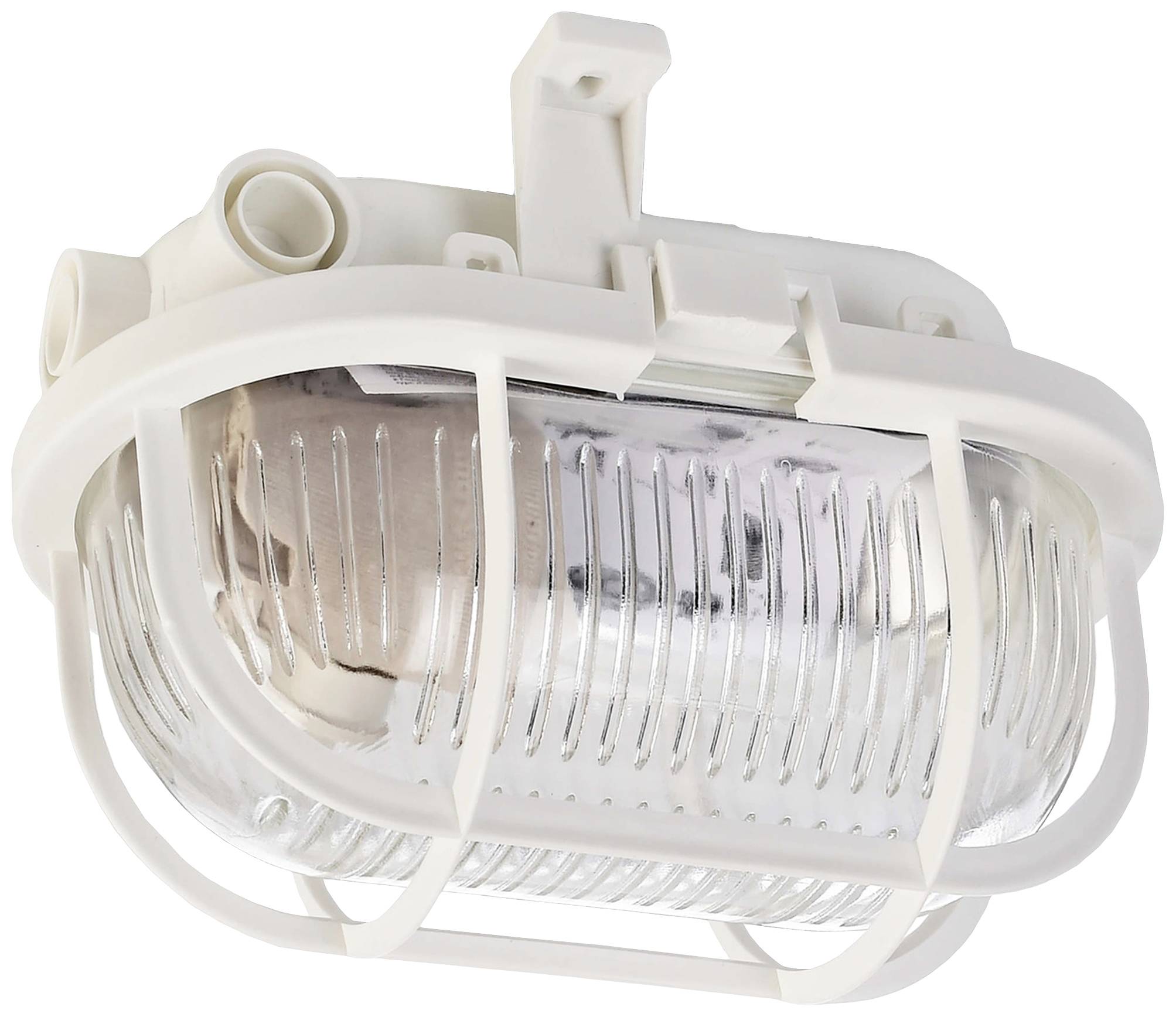 Deko Light Syrma Oval Weiß 401011 Außendeckenleuchte, Außenwandleuchte Weiß