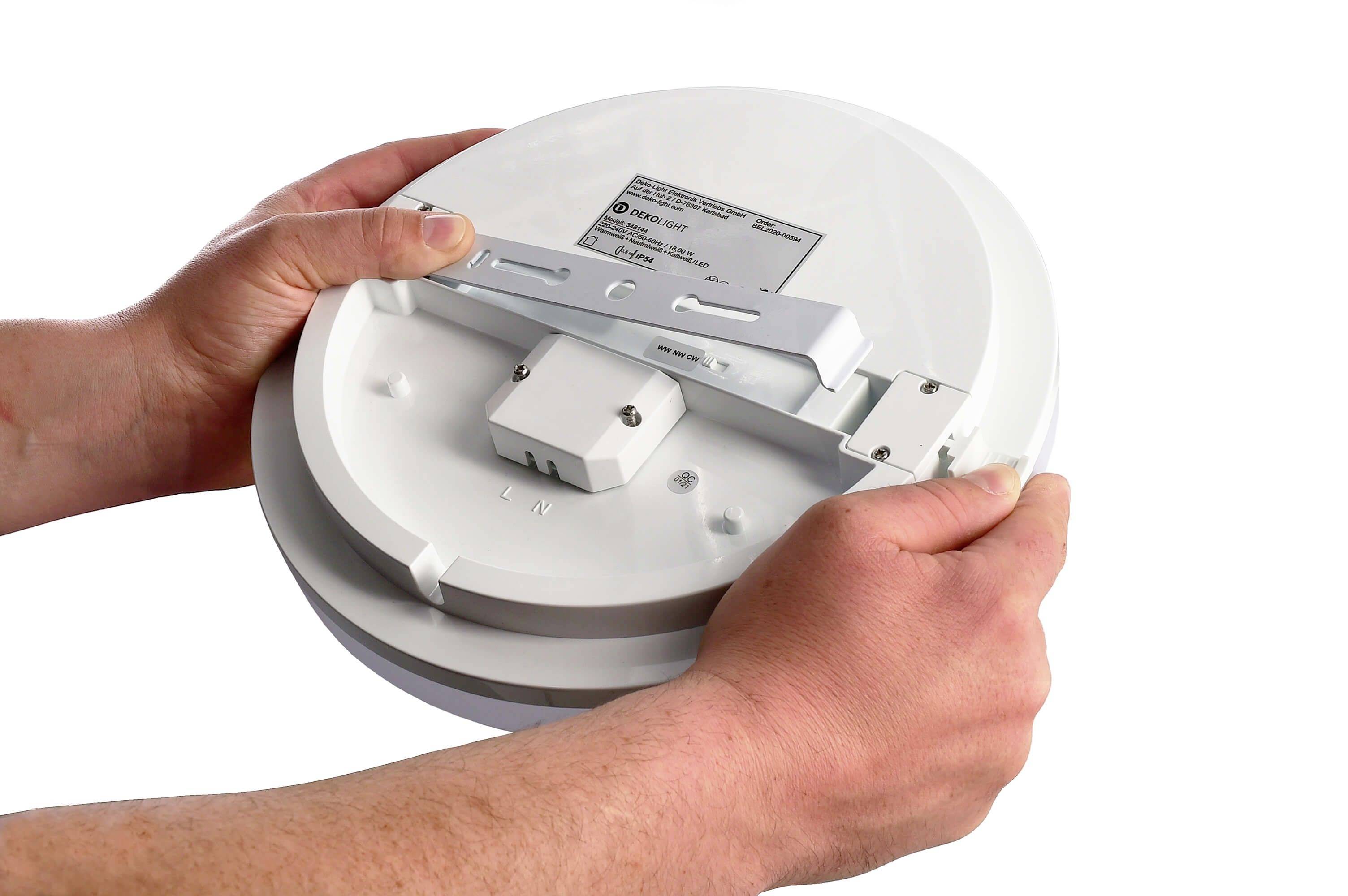 Deko Light 348146 Altais 25W Motion LED-Deckenleuchte mit Bewegungsmelder EEK: D (A - G) 25 W Weiß