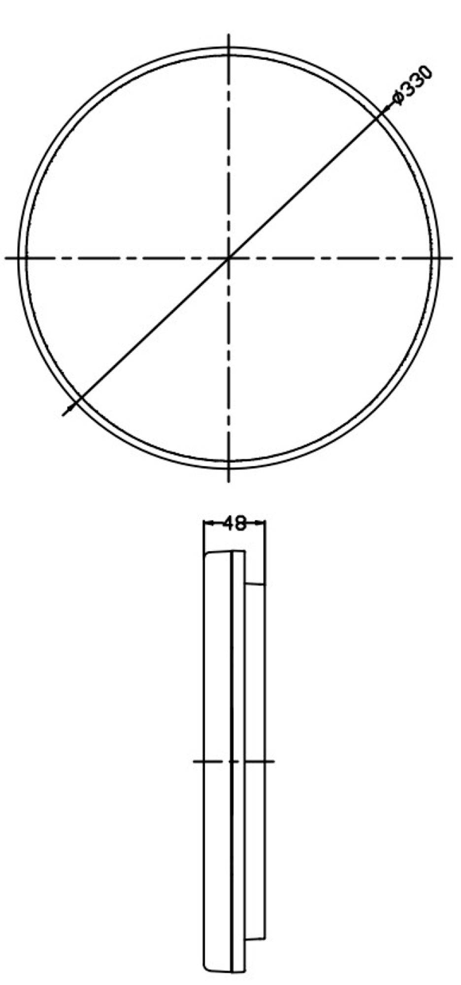 Deko Light 348146 Altais 25W Motion LED-Deckenleuchte mit Bewegungsmelder EEK: D (A - G) 25W Weiß