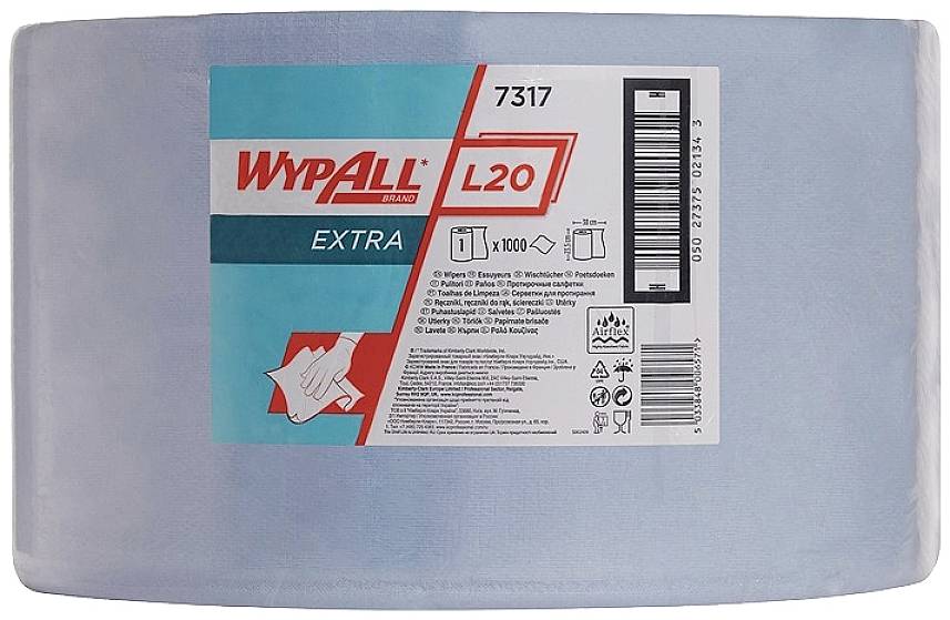 Kimberly Clark Wischtuch WYPALL L20 EXTRA+, 2 lagig 7317