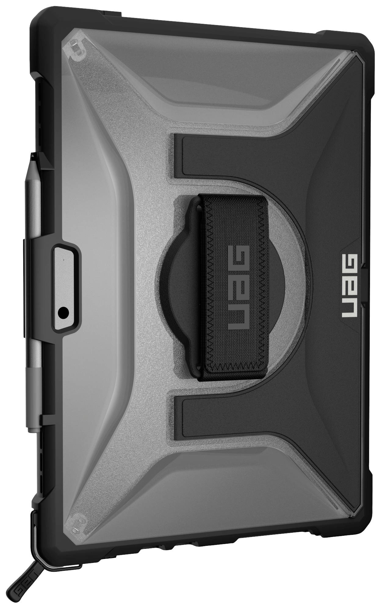 Urban Armor Gear Handstrap Case Tablet-Cover Microsoft Surface Pro 8 33,0cm (13") Back Cover Ice, Transparent