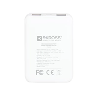Skross Reload 10 PD, Qi Powerbank 10000 mAh Li-Ion Weiß Statusanzeige Skross Reload 10 PD, Qi Powerbank 10000 mAh Li-Ion Weiß Statusanzeige