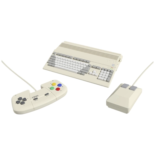 Retro Games The A500 Mini Retro Konsole Beige, Weiß, Grau inkl. installierte Spiele Retro Games The A500 Mini Retro Konsole Beige, Weiß, Grau inkl. installierte Spiele