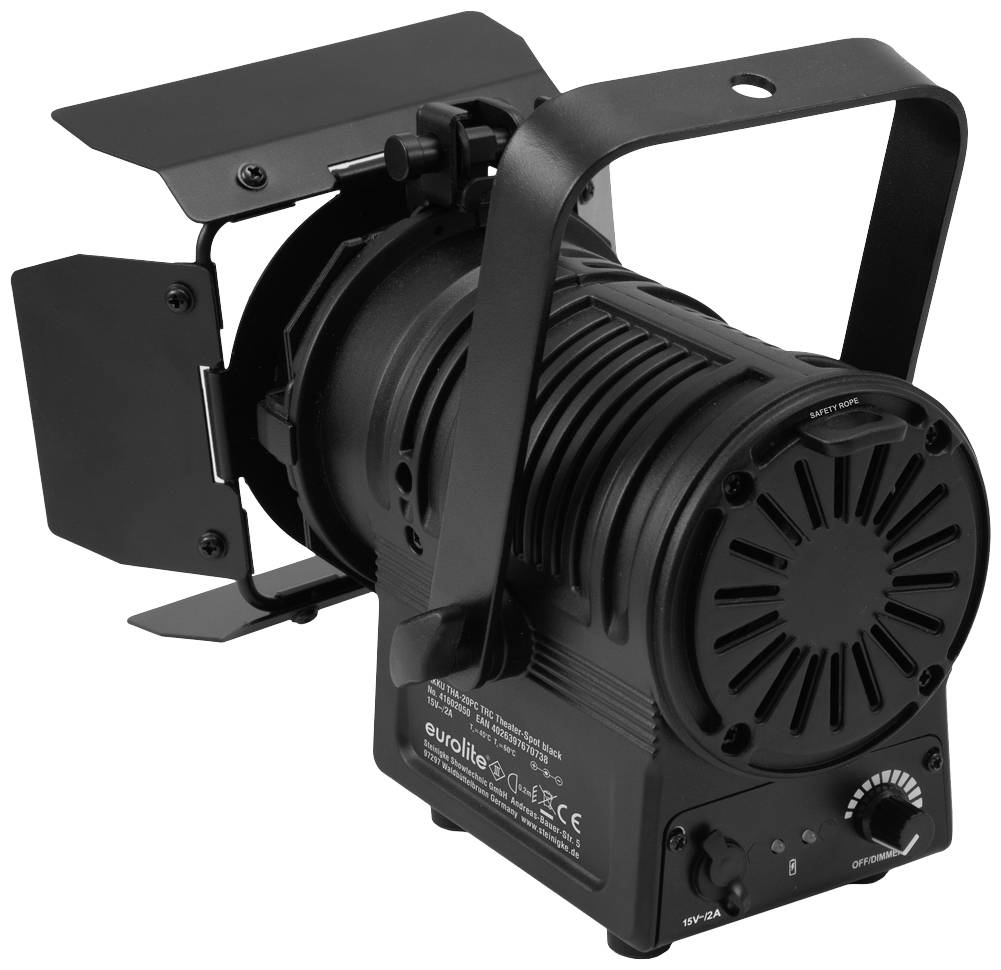 Eurolite LED-Akku-Scheinwerfer AKKU THA-20PC TRC Theater-Spot sw Warmweiß bis Neutralweiß 10W