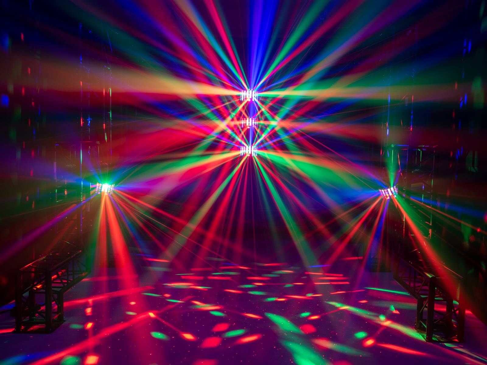 Eurolite LED Laser Derby MK2 DMX Laser-Lichteffekt Schwarz